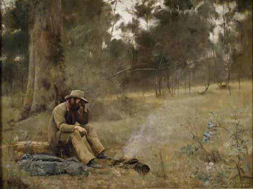 Frederick Mccubbin Down on His Luck oil painting image